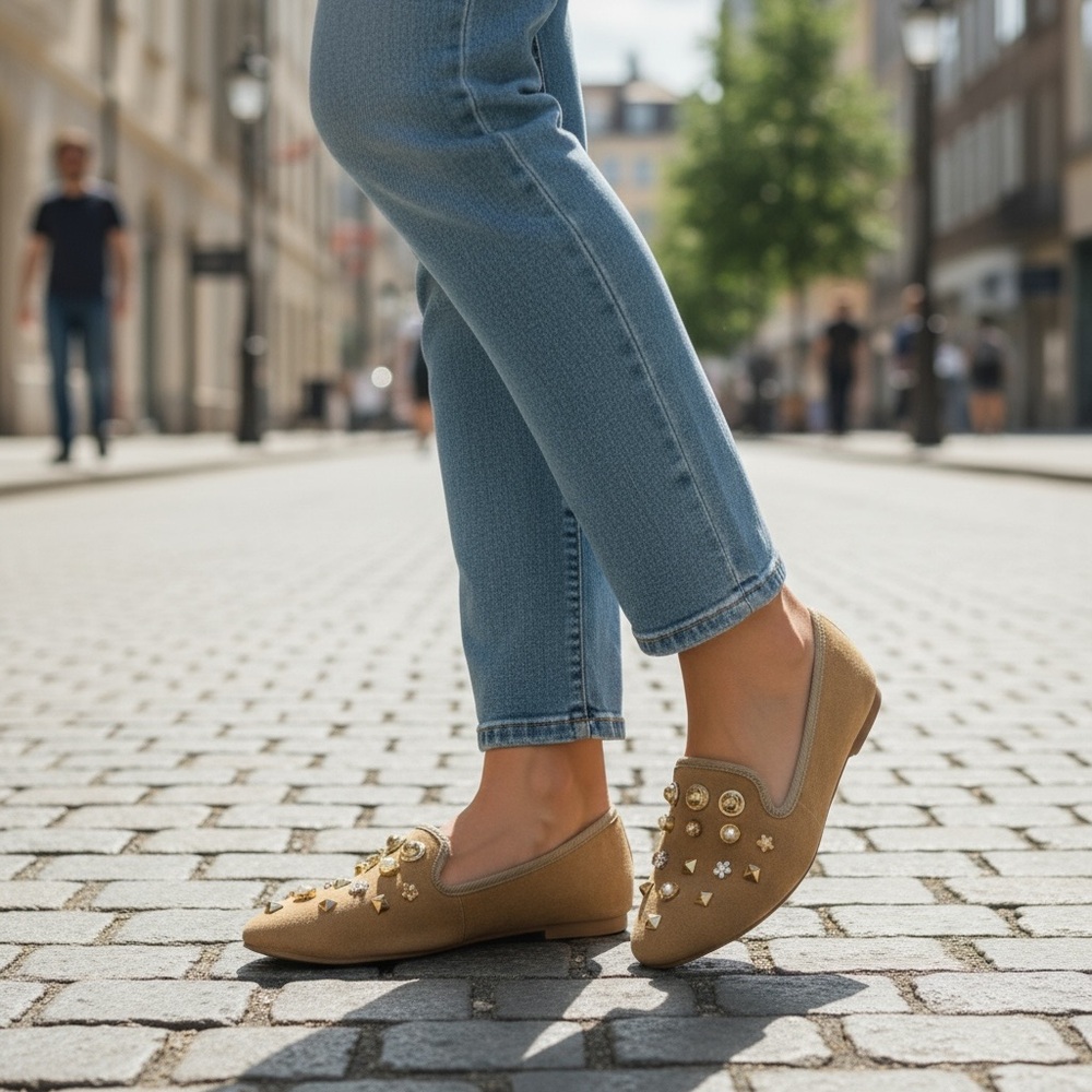Mixit Suede Look Loafers/ Flats​​​​​​